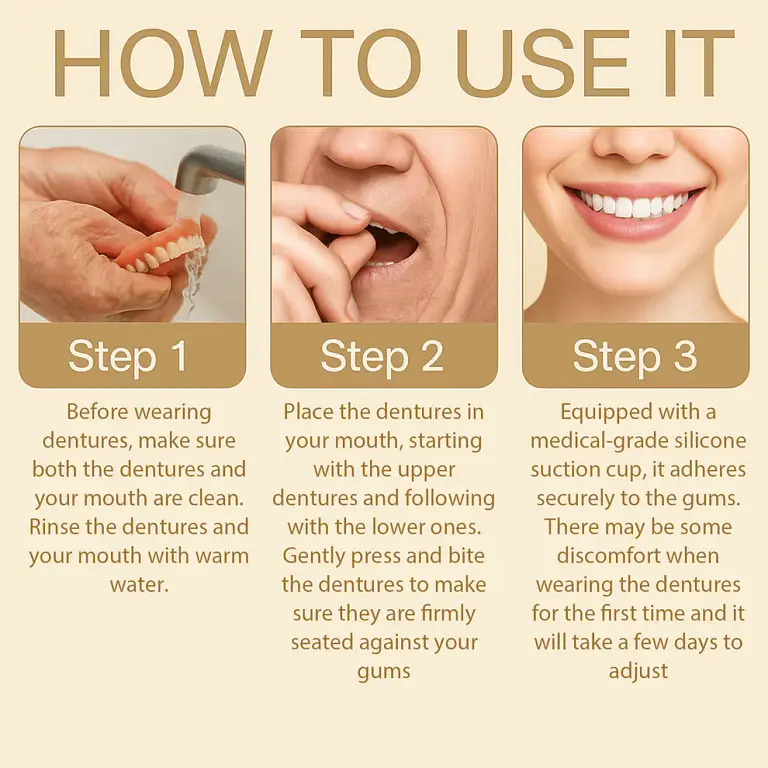 Cvreoz® Adsorptive denture image Cvreoz® Adsorptive denture