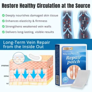 Cvreoz® VeinErase MicroNeedle Repair Patch image Cvreoz® VeinErase MicroNeedle Repair Patch