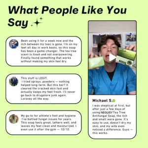 NEGUSY™ Tea Tree Athlete’s Foot Defense Soap