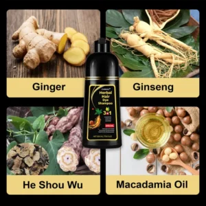 Cvreoz® 3-in-1 Black Hair Dye Shampoo