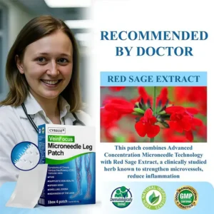 Cvreoz® VeinFocus Microneedle Leg Patch