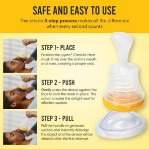 Lyyeto® ClearAir Hero Choking Rescue Device ACE 1