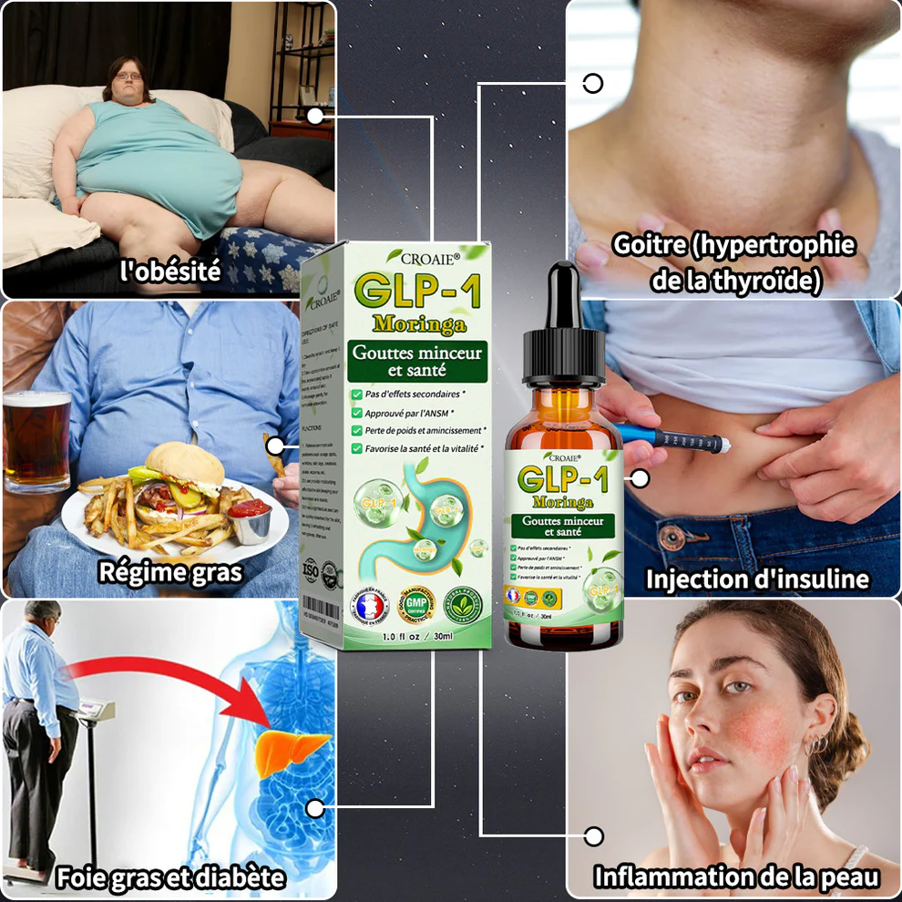 Croaie® GLP-1 Moringa Slimming & Health Boost Drops 5 Croaie® GLP-1 Moringa Slimming & Health Boost Drops