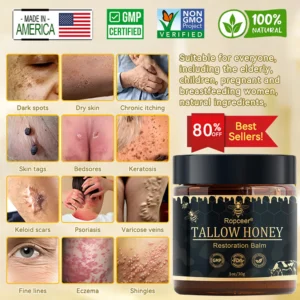 Tallow Honey Restoration Balm deeply nourishes and repairs skin 7 Tallow Honey Restoration Balm deeply nourishes and repairs skin