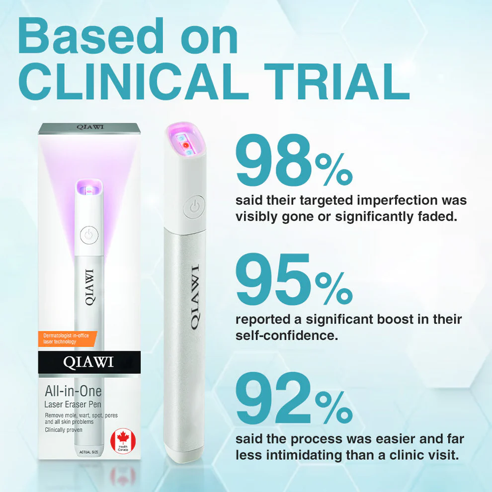 QIAWI™ All-in-One CO₂ Laser Eraser Pen | Removes Moles, Warts, Skin 3 QIAWI™ All-in-One CO₂ Laser Eraser Pen | Removes Moles, Warts, Skin