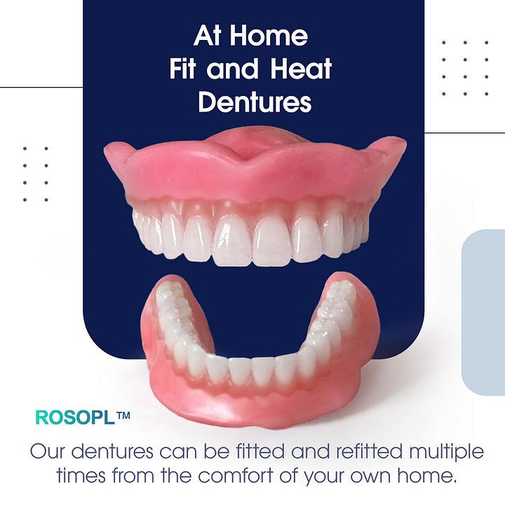 ROSOPL™ Adaptable Custom-Fit Functional Complete Dentures image ROSOPL™ Adaptable Custom-Fit Functional Complete Dentures