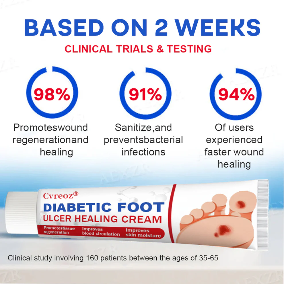 Cvreoz® Diabetic Foot Ulcer Healing Cream