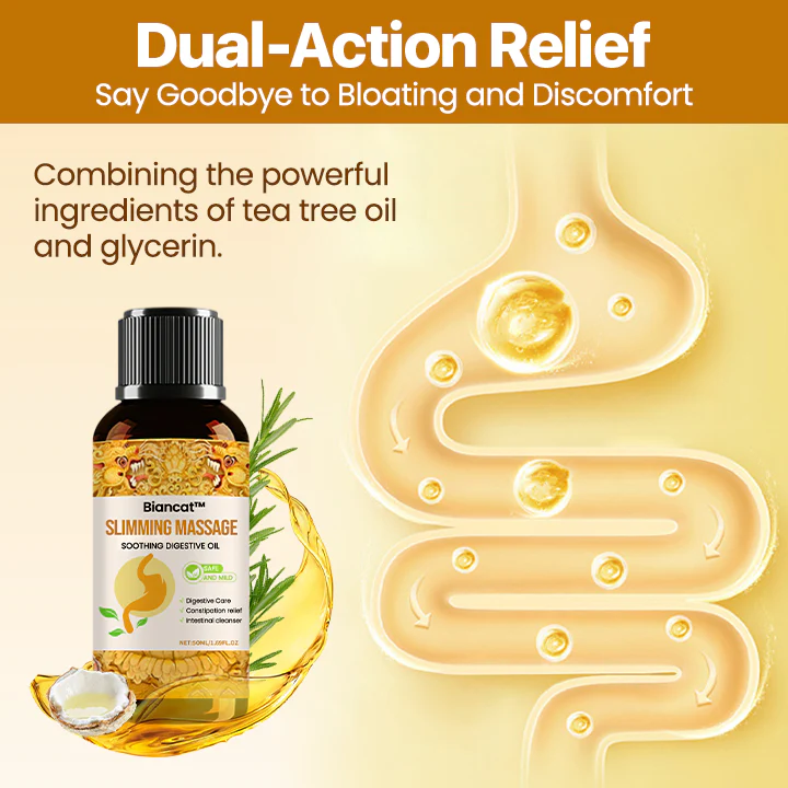 Slimming Massage Oil for Soothing Digestion