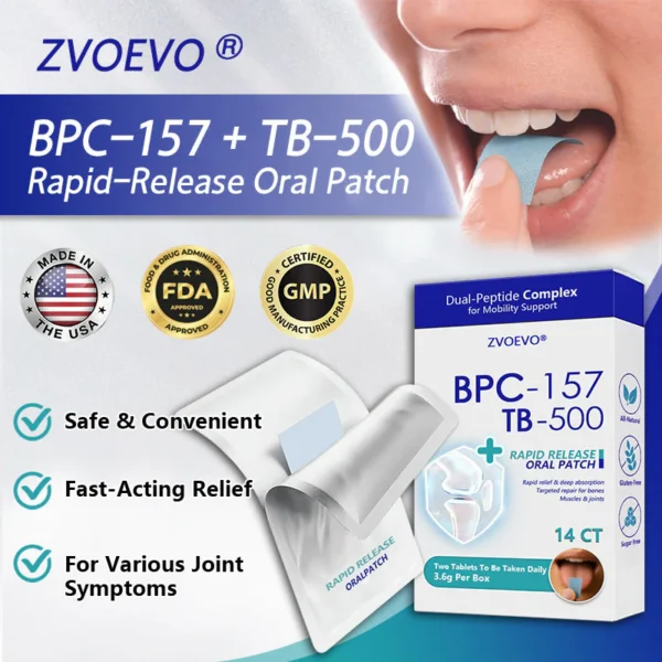 Zvoevo® BPC-157 + TB-500 Rapid-Release Oral Patch
