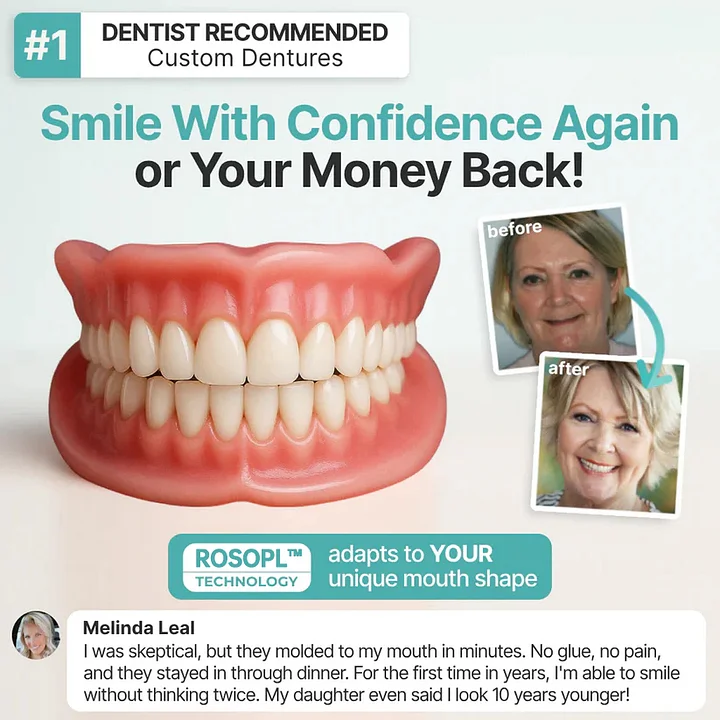 ROSOPLTM Custom-Fit Full Functional DenturesMake you more confident