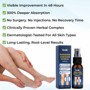 Timilk® TheraVein Varicose Herbal Spray 7 Timilk® TheraVein Varicose Herbal Spray