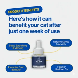 Velora CalmCat™ Diffuser | End Stress-Driven Cat Problems at the Source