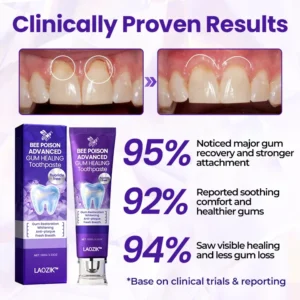 LAOZIK™ Bee Poison Advanced Gum Healing Toothpaste 7 LAOZIK™ Bee Poison Advanced Gum Healing Toothpaste