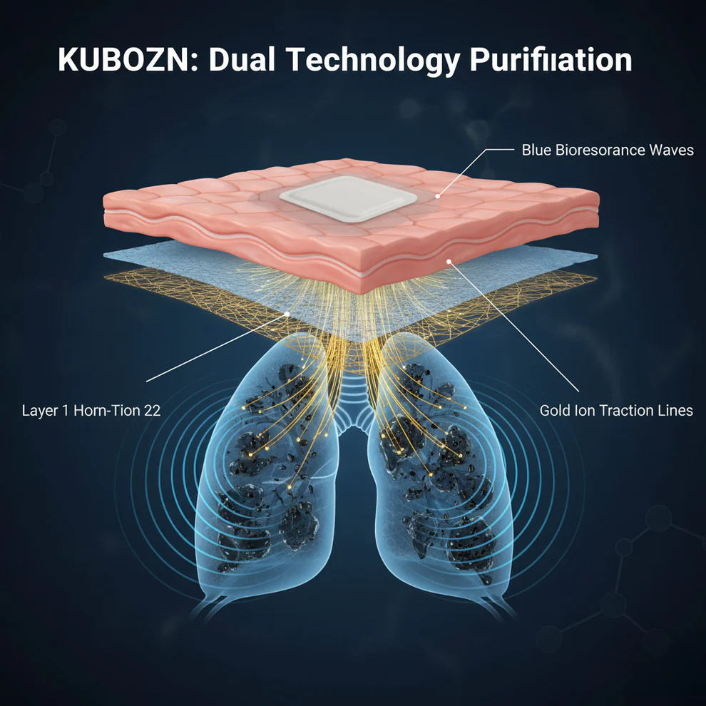 KUBOZN® Targeted Lung Cleansing Patch image KUBOZN® Targeted Lung Cleansing Patch