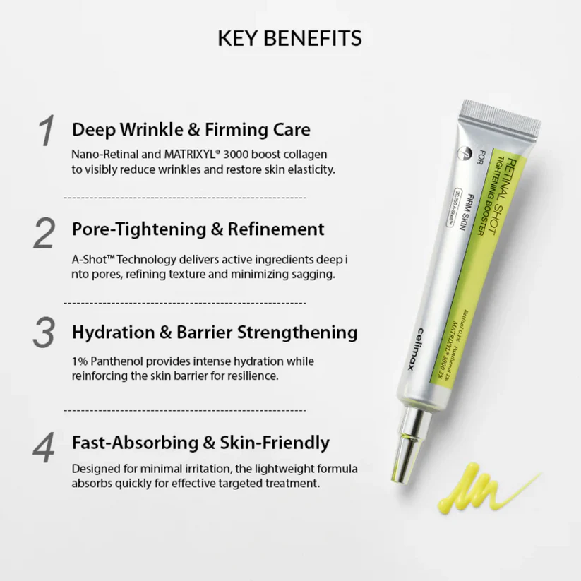 Lift, Tighten & Brighter - Celimax Retinal Glow boosting Cream