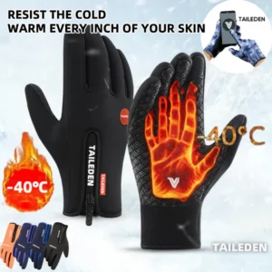 Premium Thermal Touch Screen Windproof Gloves
