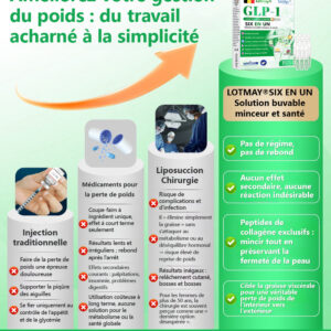 LOTMAY® GLP 1 Oral Ampoules, 6 in 1 weight loss ampoules