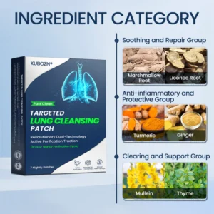 KUBOZN® Targeted Lung Cleansing Patch image KUBOZN® Targeted Lung Cleansing Patch
