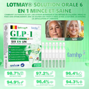 LOTMAY® GLP 1 Oral Ampoules, 6 in 1 weight loss ampoules