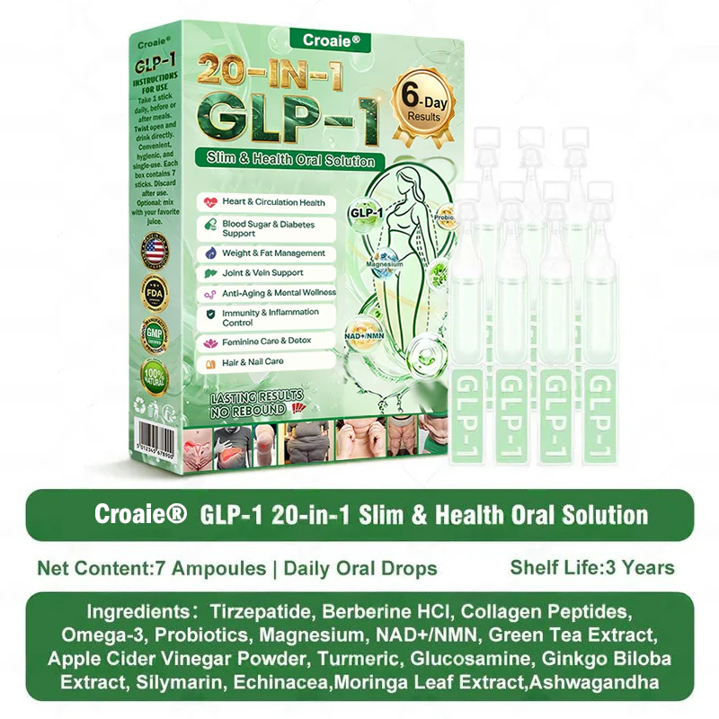 Croaie GLP-1 20-in-1 Oral Solution supports image Croaie GLP-1 20-in-1 Oral Solution supports