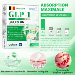LOTMAY® GLP 1 Oral Ampoules, 6 in 1 weight loss ampoules