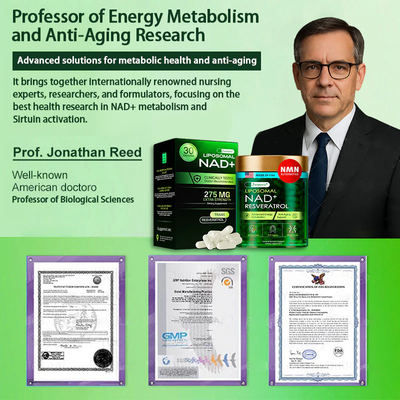 ® Liposomal NAD+ Resveratrol Capsule Supplement image ® Liposomal NAD+ Resveratrol Capsule Supplement - Image 3