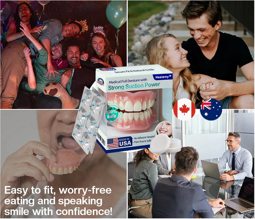 Neslemy® Medical Full Denture with Strong Suction