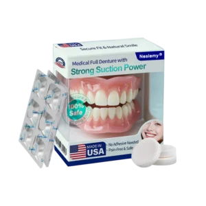 Neslemy® Medical Full Denture with Strong Suction