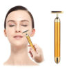 24K Gold Energy Beauty Bar Electric Facial Massage Roller