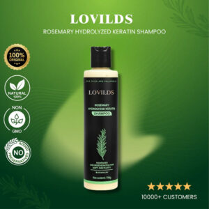 LOVILDS® Hydrolyzed Keratin Shampoo with Rosemary