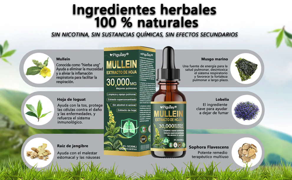 Piguiay® Organic Extract of Gordolob's House for Pulmonar Cleaning