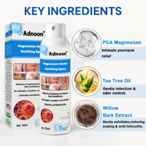 ADNOON Natural Magnesium Herbal Psoriasis Spray