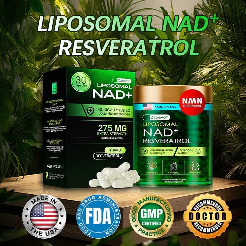 ® Liposomal NAD+ Resveratrol Capsule Supplement image ® Liposomal NAD+ Resveratrol Capsule Supplement