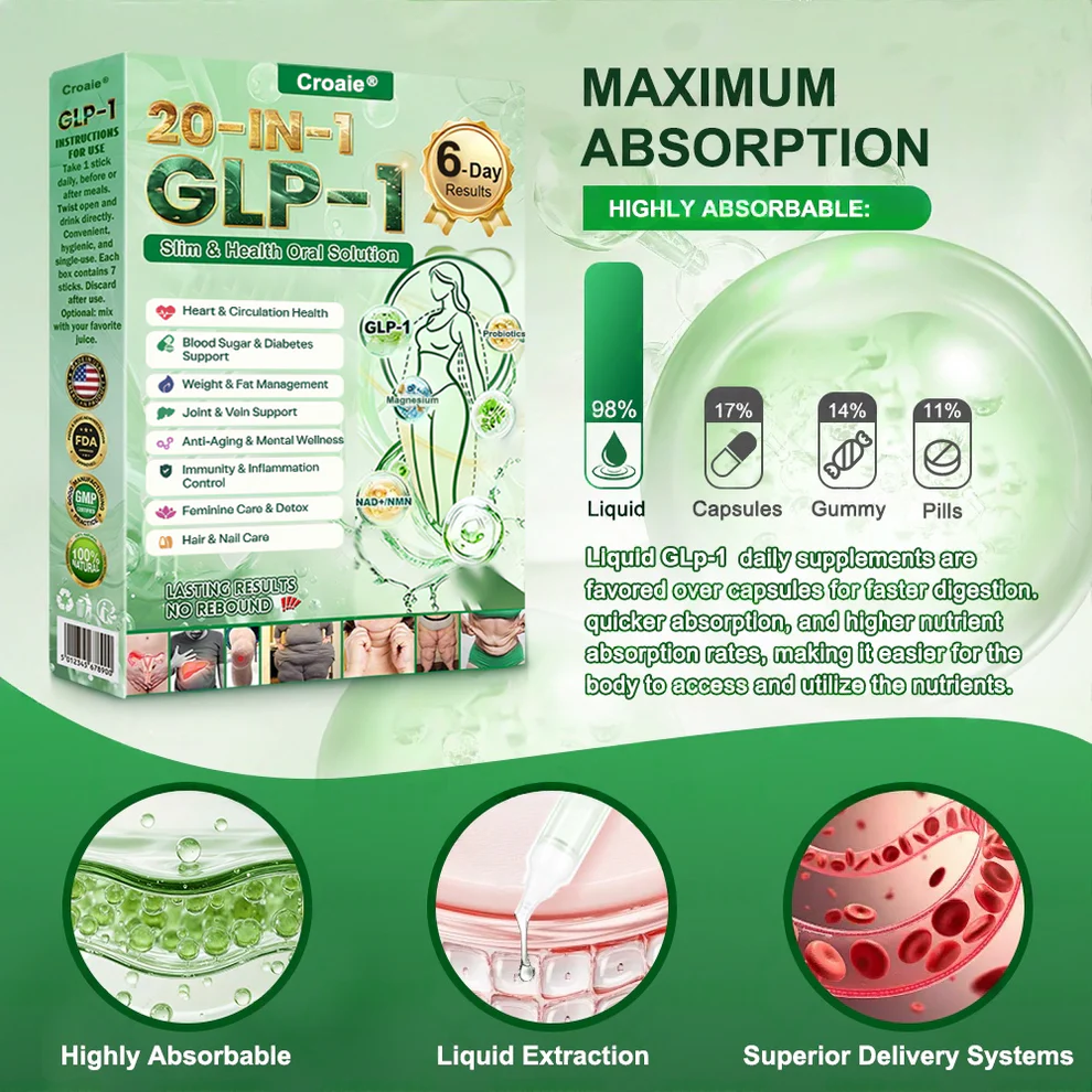 Croaie GLP-1 20-in-1 Oral Solution supports image Croaie GLP-1 20-in-1 Oral Solution supports - Image 9