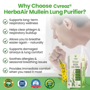 Cvreoz® HerbaAir Soothing Mullein Vapor