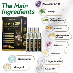 Zvoevo GLP-1 GIP Tirzepatide Oral Liquid weight management image Zvoevo GLP-1 GIP Tirzepatide Oral Liquid weight management