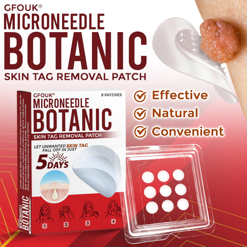 GFOUK® MicroNeedle Botanic Skin Tag Removal Patch