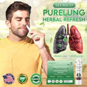 Seurico™ PureLung Herbal Refresh - Fast-Acting Herbal Inhaler