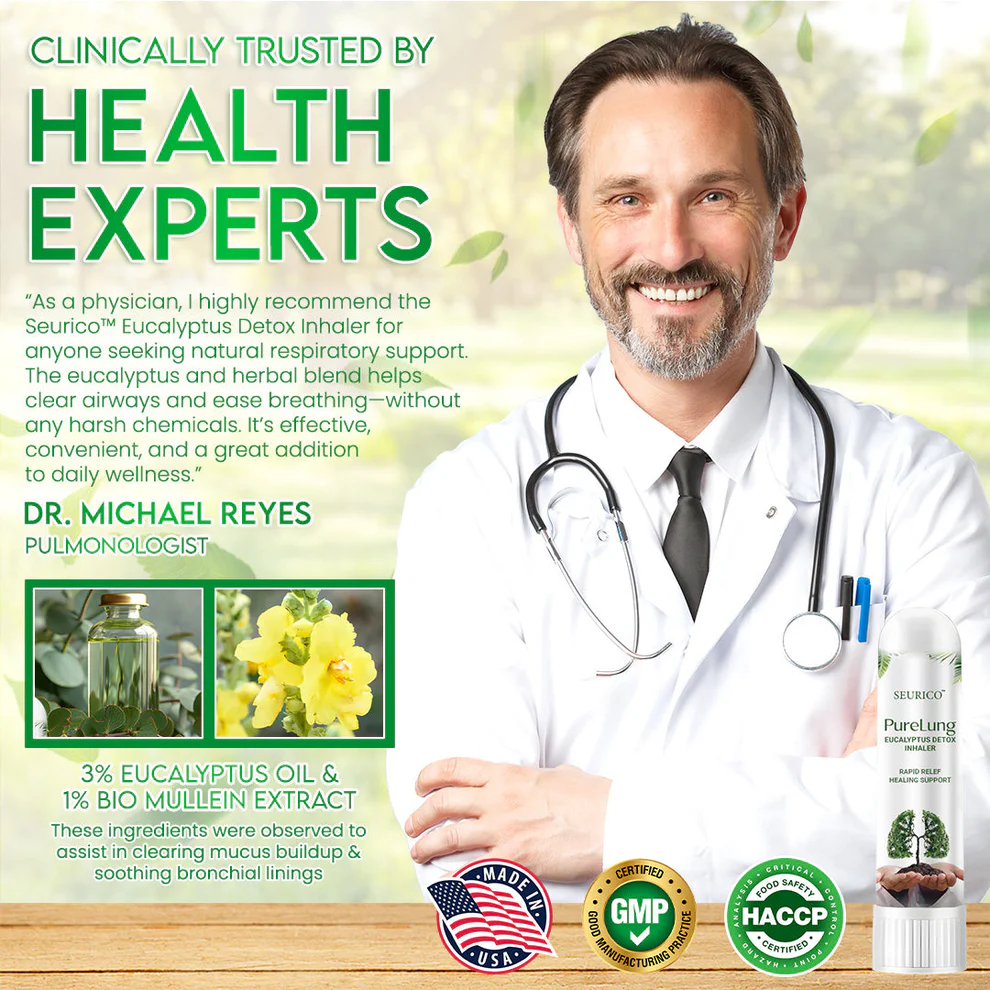 Seurico™ PureLung Herbal Refresh - Fast-Acting Herbal Inhaler