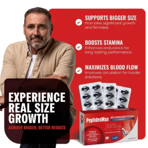 AnnieCare® Peptidesmax Men Max Strength and Vitality Softgels