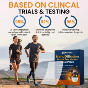 NovaRX® NanoDiffusion Active Bee Venom Joint Patch