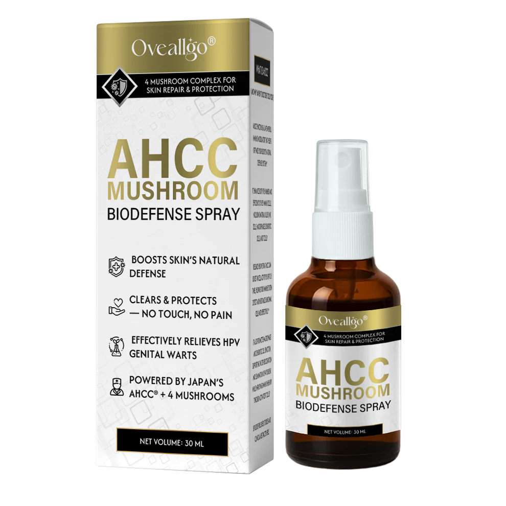 Oveallgo® AHCC Mushroom HPV Genital Warts Eraser Spray