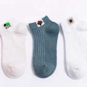 Breathable Japanese Style Casual Cotton Short Sock