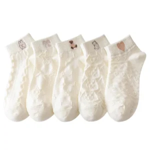 Breathable Japanese Style Casual Cotton Short Sock