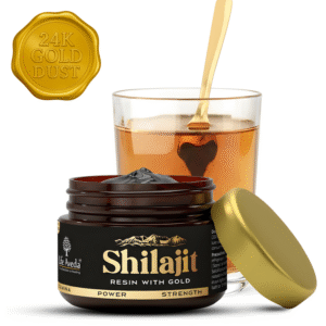 Shilajit Resin With 24K Gold Dust