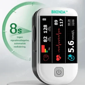 BikendaTM non-invasive laser glucometer - 99.9% accuracy.