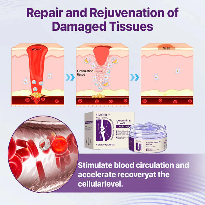 SEAGRIL™ Curcumin & Emu Oil Pain Gel