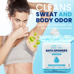 LIMETOW® Rinse-Free Bathing Sponge