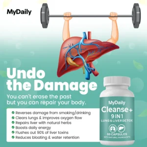 MyDaily Cleanse+ 9-in-1 Lung and Liver Detox Capsules