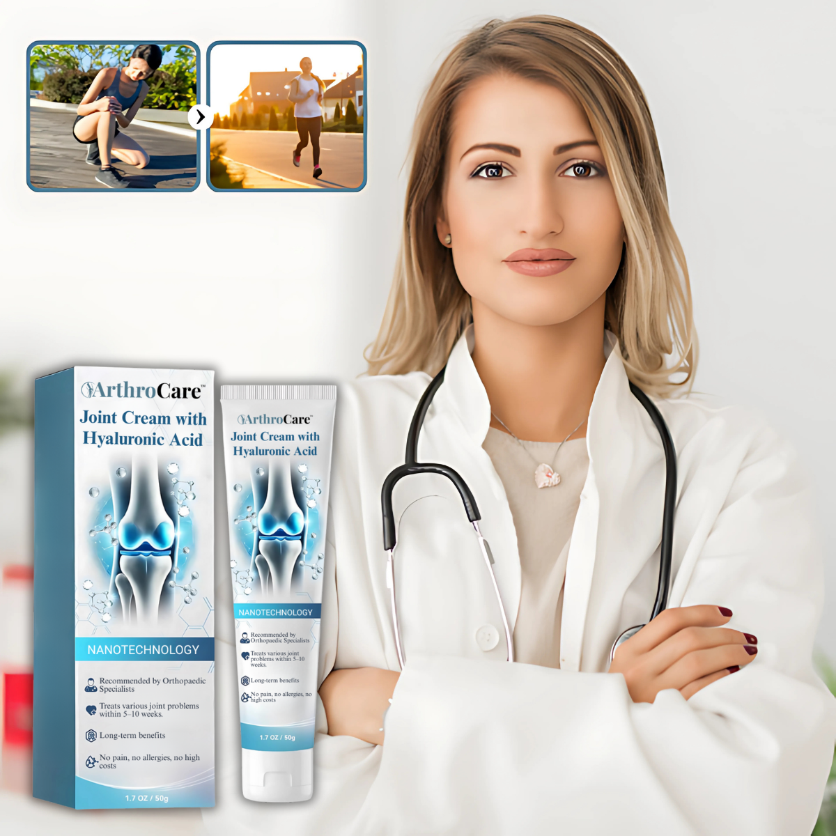 ArthroCare™ Joint Cream with Hyaluronic Acid image ArthroCare™ Joint Cream with Hyaluronic Acid